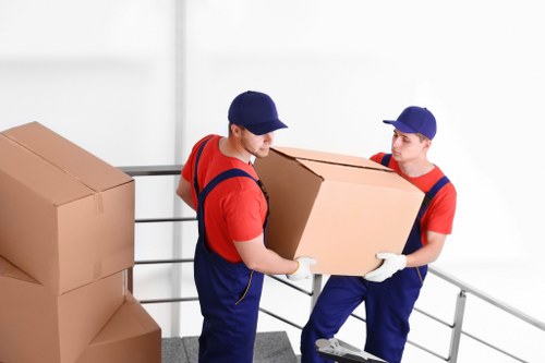 Removal team helping with a house move in Beckenham