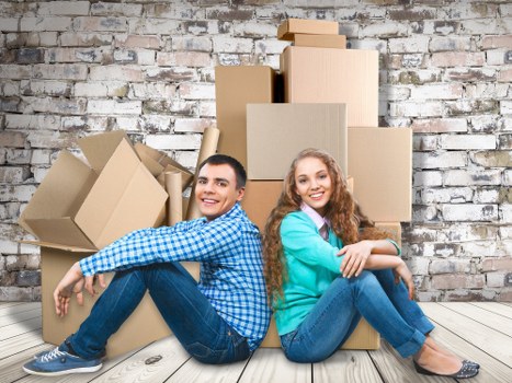 Careful packing of desks, files, and office items before a commercial move