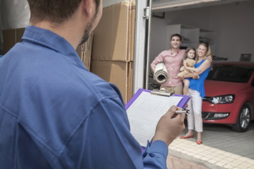 Careful furniture loading by professional movers for a Beckenham relocation