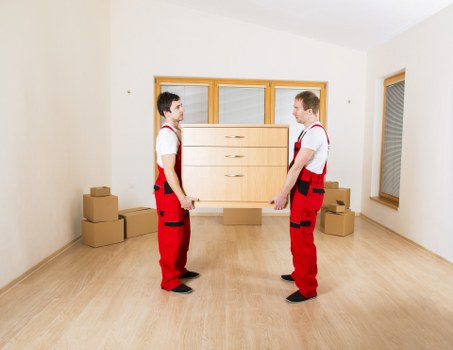 Careful handling of boxes and furniture during a Beckenham move